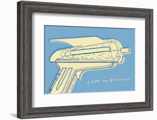 Lunastrella Raygun No. 2-John Golden-Framed Art Print