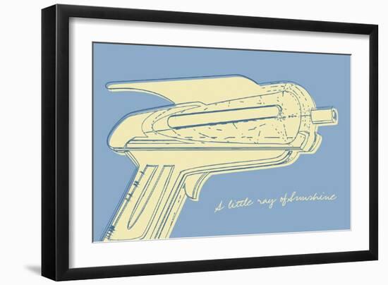 Lunastrella Raygun No. 2-John W Golden-Framed Giclee Print