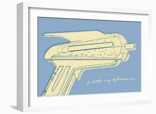 Lunastrella Raygun No. 2-John W Golden-Framed Giclee Print