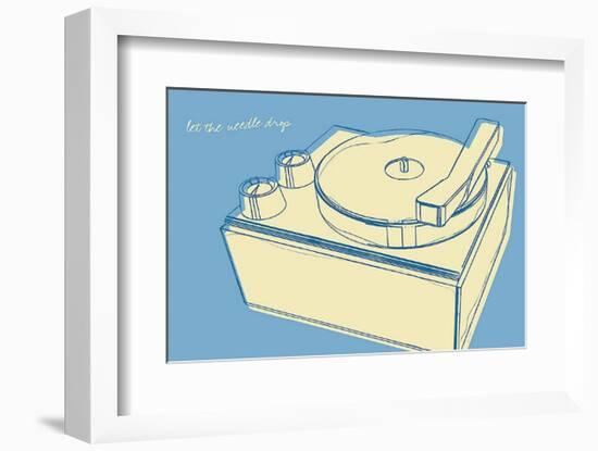 Lunastrella Record Player-John Golden-Framed Art Print