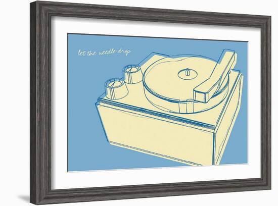 Lunastrella Record Player-John Golden-Framed Art Print