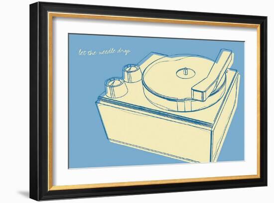 Lunastrella Record Player-John Golden-Framed Art Print