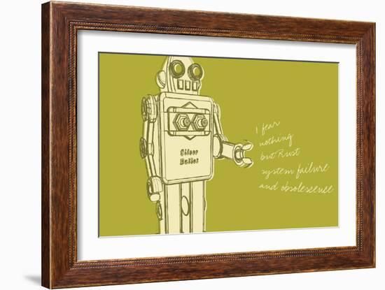 Lunastrella Robot No. 1-John W Golden-Framed Giclee Print