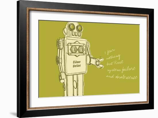 Lunastrella Robot No. 1-John W Golden-Framed Giclee Print