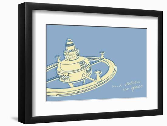 Lunastrella Space Station-John Golden-Framed Giclee Print