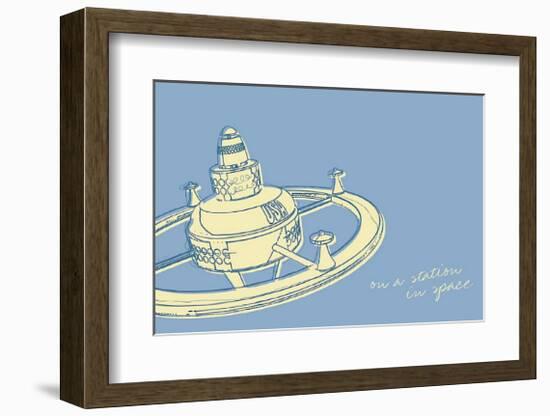 Lunastrella Space Station-John Golden-Framed Giclee Print