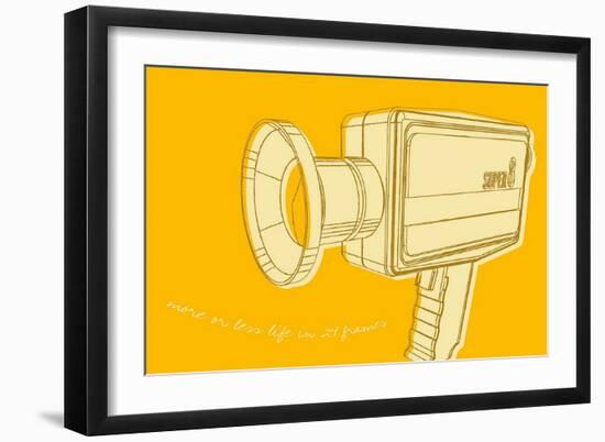 Lunastrella Super 8-John Golden-Framed Art Print