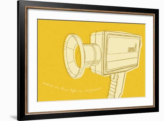 Lunastrella Super 8-John W^ Golden-Framed Art Print