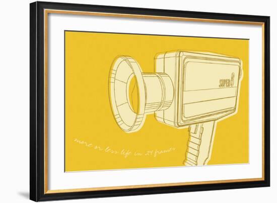 Lunastrella Super 8-John W^ Golden-Framed Art Print