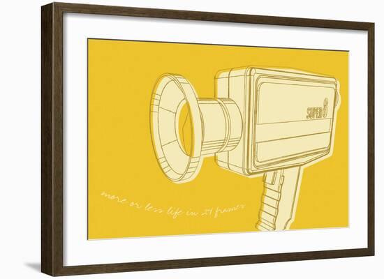 Lunastrella Super 8-John W^ Golden-Framed Art Print