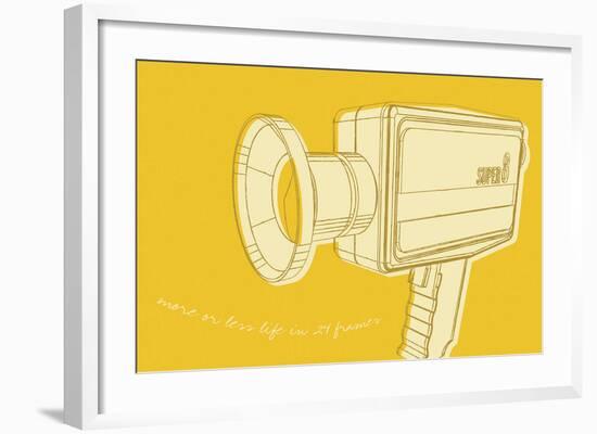 Lunastrella Super 8-John W^ Golden-Framed Art Print