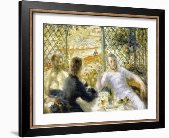 Lunch at the Restaurant Fournaise, 1875-Pierre-Auguste Renoir-Framed Giclee Print