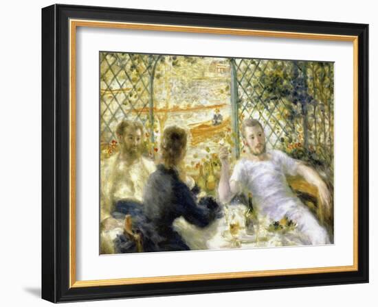 Lunch at the Restaurant Fournaise, 1875-Pierre-Auguste Renoir-Framed Giclee Print