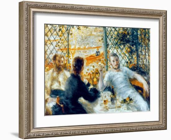 Lunch at the Restaurant Fournaise, 1875-Pierre-Auguste Renoir-Framed Giclee Print