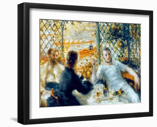 Lunch at the Restaurant Fournaise, 1875-Pierre-Auguste Renoir-Framed Giclee Print