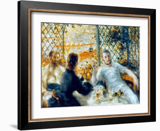 Lunch at the Restaurant Fournaise, 1875-Pierre-Auguste Renoir-Framed Giclee Print