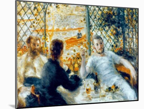 Lunch at the Restaurant Fournaise, 1875-Pierre-Auguste Renoir-Mounted Giclee Print