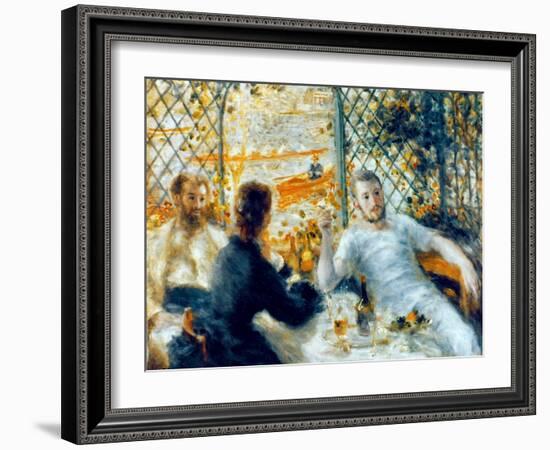 Lunch at the Restaurant Fournaise, 1875-Pierre-Auguste Renoir-Framed Giclee Print