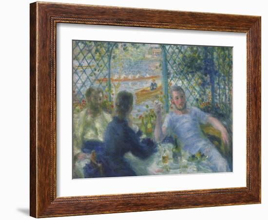 Lunch at the Restaurant Fournaise, 1875-Pierre-Auguste Renoir-Framed Giclee Print