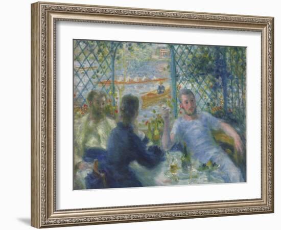 Lunch at the Restaurant Fournaise, 1875-Pierre-Auguste Renoir-Framed Giclee Print