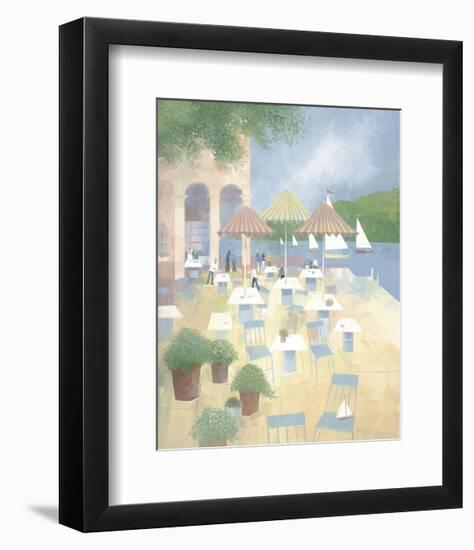Lunch at the Yacht Club-Albert Swayhoover-Framed Art Print