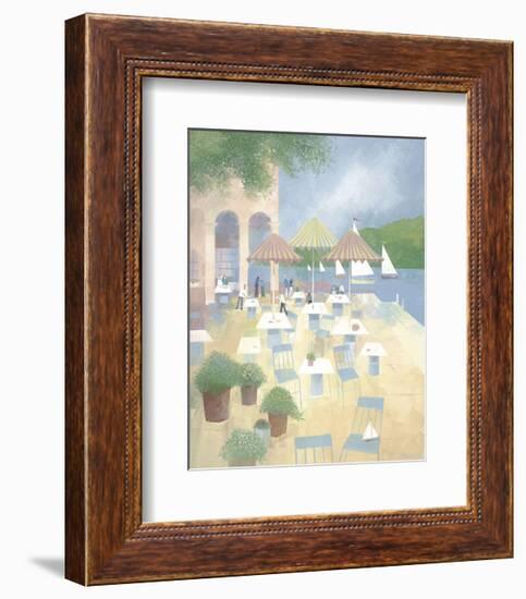 Lunch at the Yacht Club-Albert Swayhoover-Framed Art Print