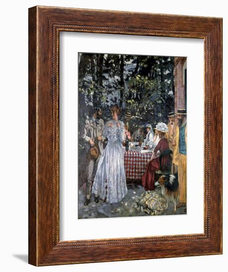 Lunch at Vasouy, 1901-Edouard Vuillard-Framed Giclee Print