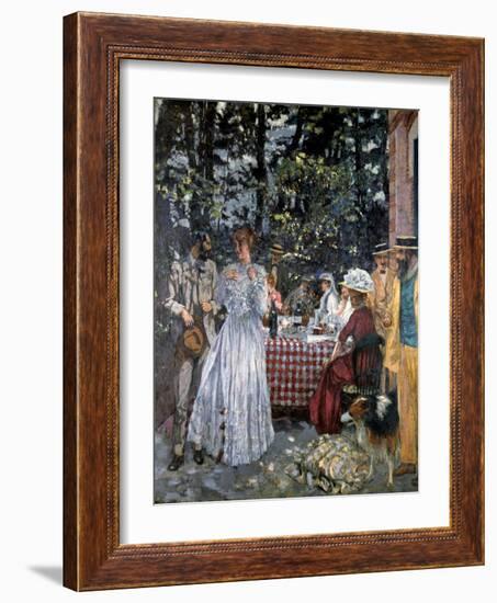 Lunch at Vasouy, 1901-Edouard Vuillard-Framed Giclee Print