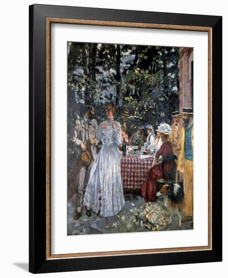 Lunch at Vasouy, 1901-Edouard Vuillard-Framed Giclee Print