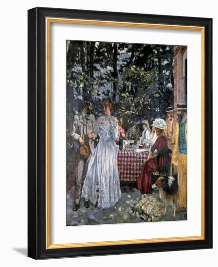 Lunch at Vasouy, 1901-Edouard Vuillard-Framed Giclee Print