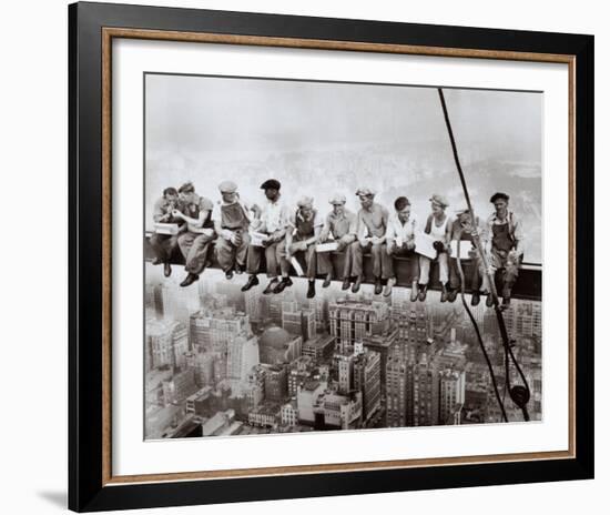 Lunch Atop a Skyscraper, c.1932-Charles C^ Ebbets-Framed Art Print