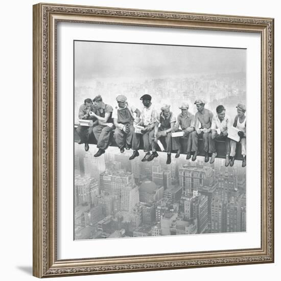 Lunch Atop A Skyscraper - Detail-The Chelsea Collection-Framed Giclee Print