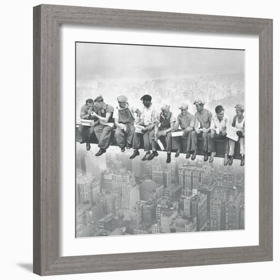 Lunch Atop A Skyscraper - Detail-The Chelsea Collection-Framed Giclee Print