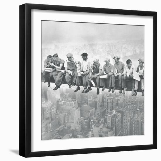 Lunch Atop A Skyscraper - Detail-The Chelsea Collection-Framed Giclee Print