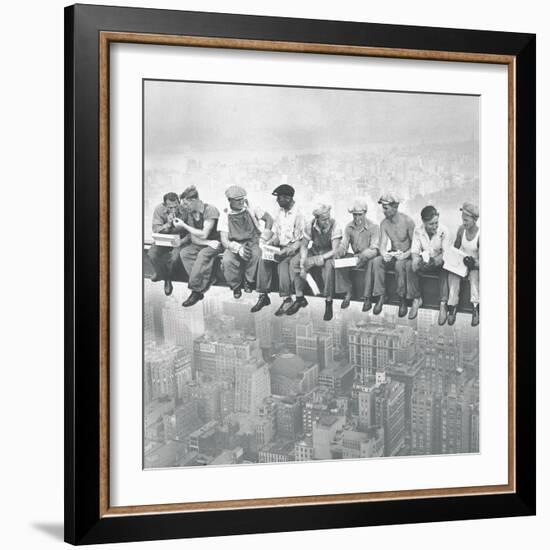 Lunch Atop A Skyscraper - Detail-The Chelsea Collection-Framed Giclee Print