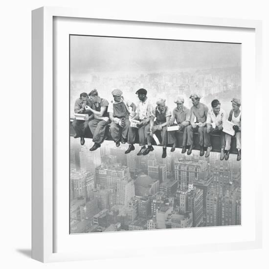 Lunch Atop A Skyscraper - Detail-The Chelsea Collection-Framed Giclee Print