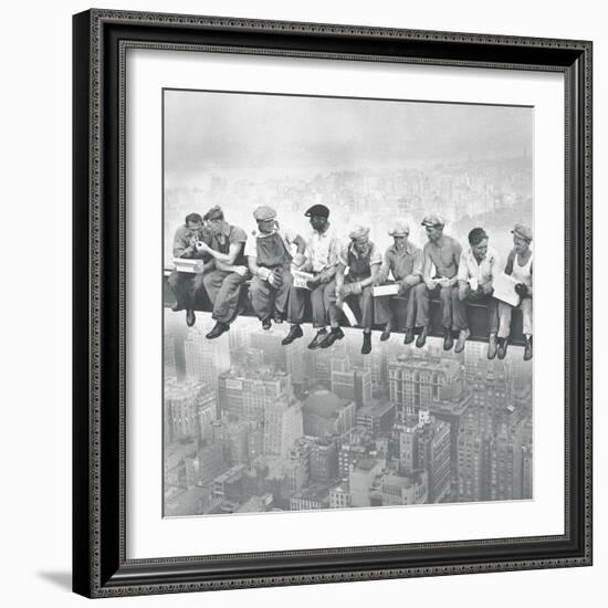 Lunch Atop A Skyscraper - Detail-The Chelsea Collection-Framed Giclee Print