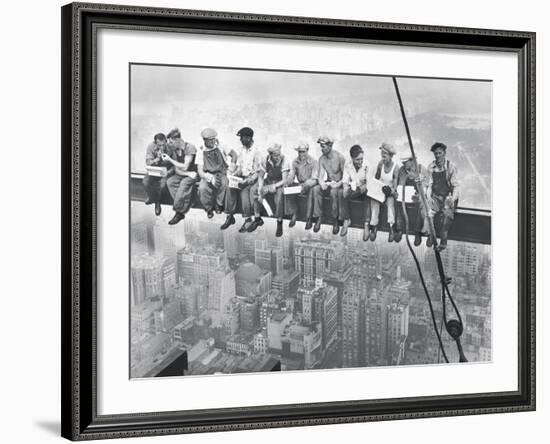 Lunch Atop A Skyscraper-The Chelsea Collection-Framed Giclee Print