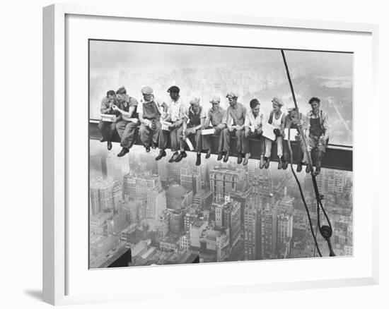 Lunch Atop A Skyscraper-The Chelsea Collection-Framed Giclee Print