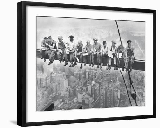 Lunch Atop A Skyscraper-The Chelsea Collection-Framed Giclee Print