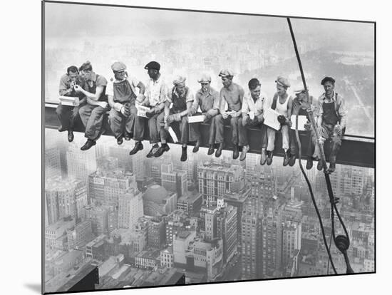 Lunch Atop A Skyscraper-The Chelsea Collection-Mounted Giclee Print