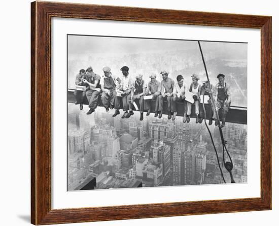 Lunch Atop A Skyscraper-The Chelsea Collection-Framed Giclee Print