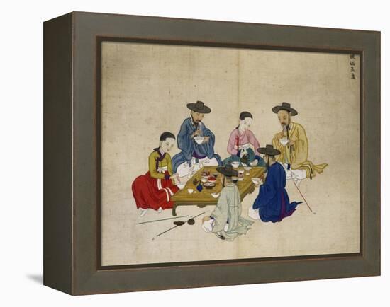 Lunch Break-Kim Junkeun-Framed Premier Image Canvas