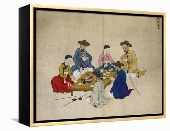 Lunch Break-Kim Junkeun-Framed Premier Image Canvas