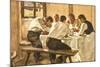 Lunch, C.1910-Albin Egger-lienz-Mounted Giclee Print