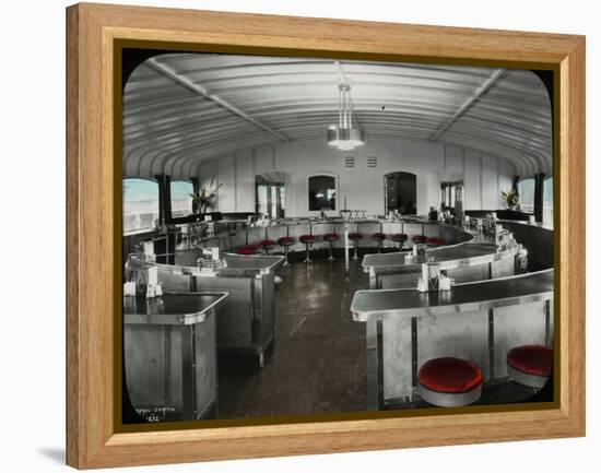 Lunch Counter, Ferry Kalakala, 1935-Ashael Curtis-Framed Premier Image Canvas