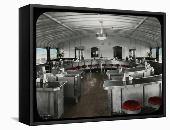 Lunch Counter, Ferry Kalakala, 1935-Ashael Curtis-Framed Premier Image Canvas