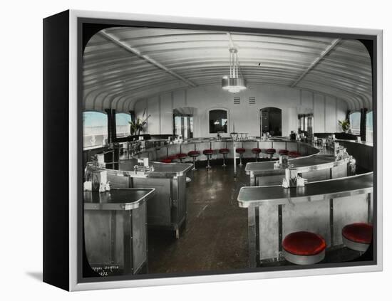 Lunch Counter, Ferry Kalakala, 1935-Ashael Curtis-Framed Premier Image Canvas