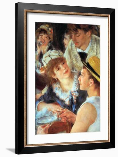 Lunch On The Boat Party, Detail-Pierre-Auguste Renoir-Framed Art Print