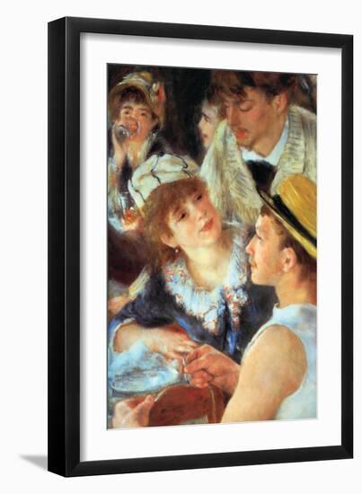 Lunch On The Boat Party, Detail-Pierre-Auguste Renoir-Framed Art Print